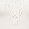 1 Piece White Venice Lace V Shaped Applique for Bridal Gown Bodice or Collar Embellishment